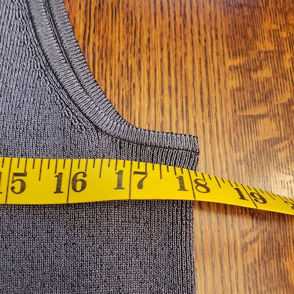 Sigrid Olsen Blue SweaterTank Top - Picture 7 of 8